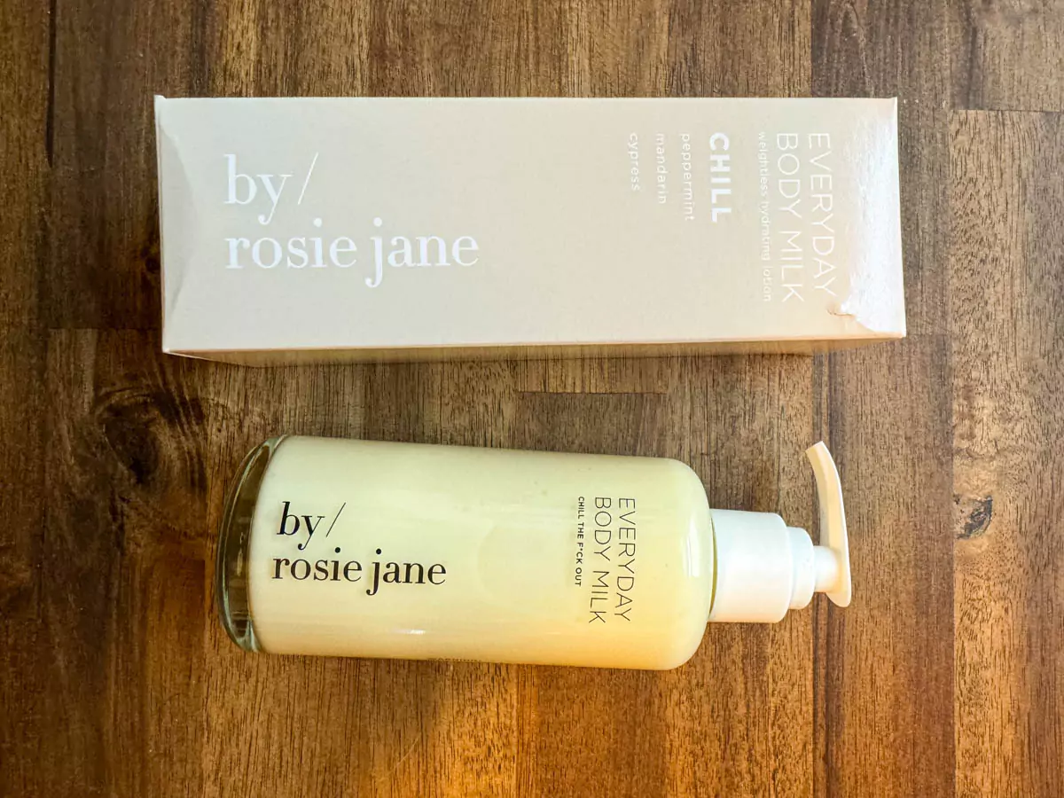 FabFitFun Winter 2024 Box Review By/Rosie Jane Chill the F*ck Out Everyday Body Milk