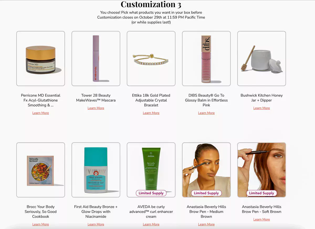 FabFitFun Winter 2024 Box Review FabFitFun Winter 2024 Box Review Customization 3