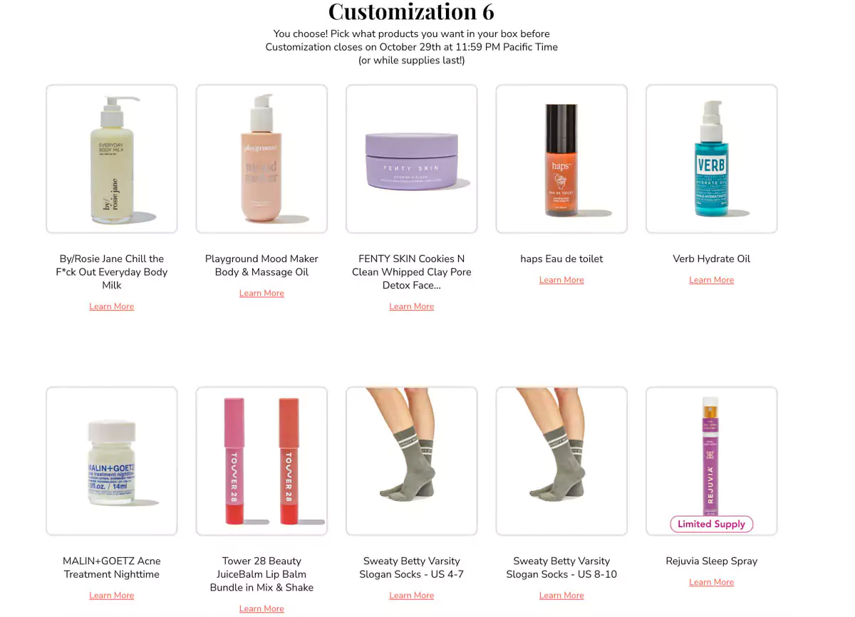 FabFitFun Winter 2024 Box Review FabFitFun Winter 2024 Box Review Customization 6