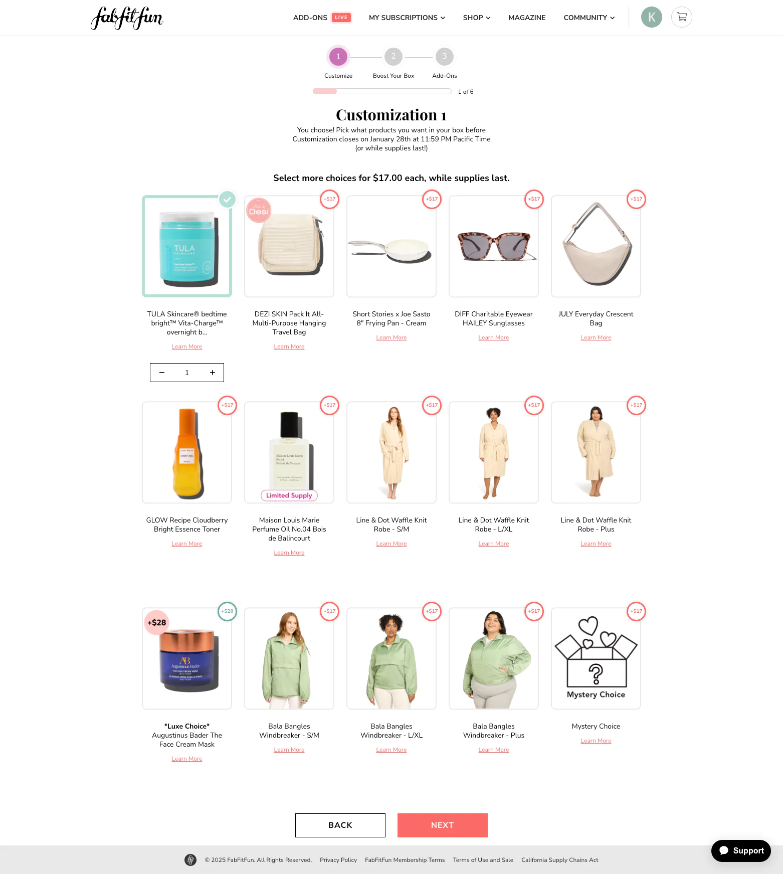 FabFitFun Spring 2025 Box Review Fabfitfun Spring 2025 Customization
