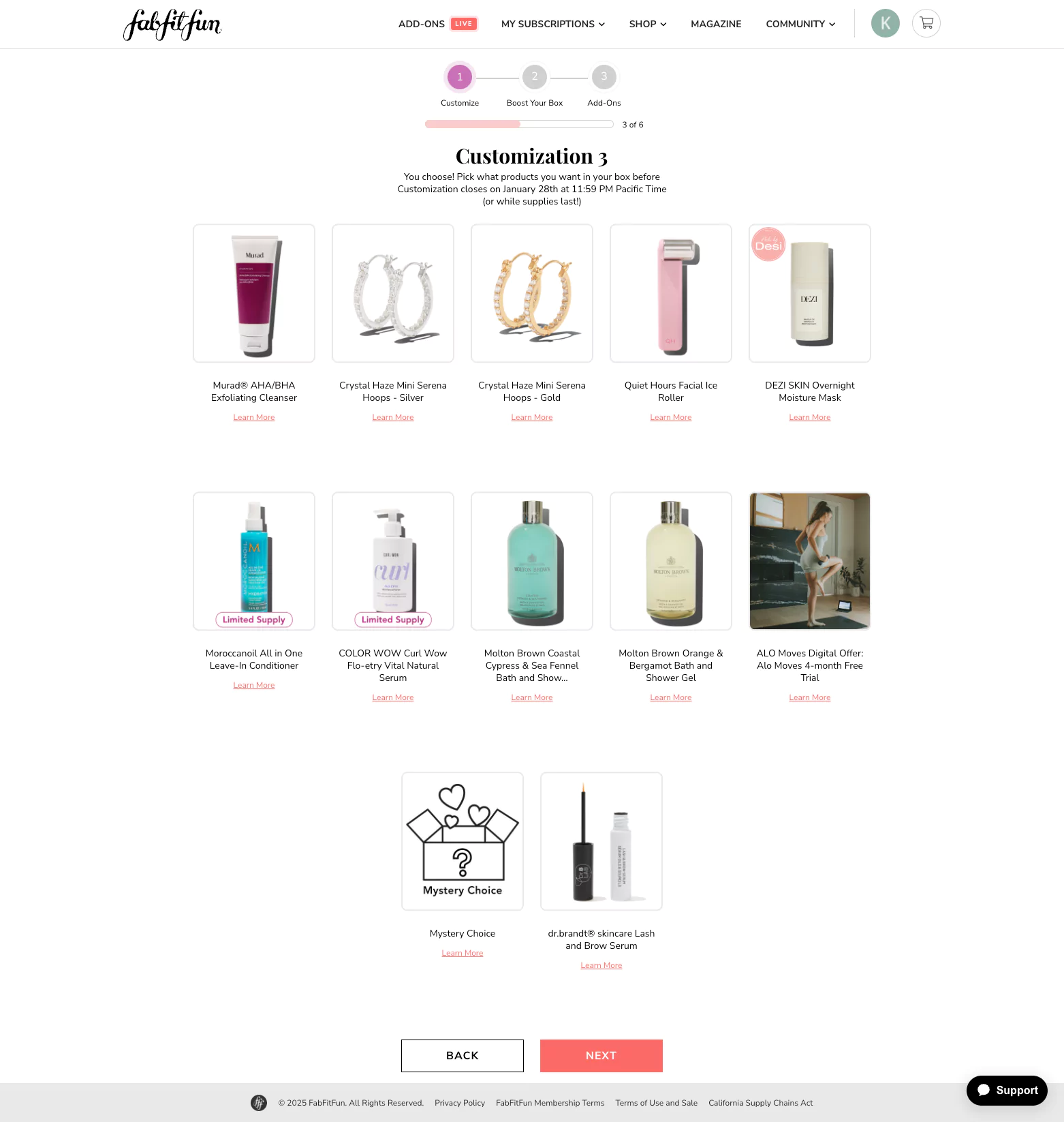 FabFitFun Spring 2025 Box Review Fabfitfun Spring 2025 Customization