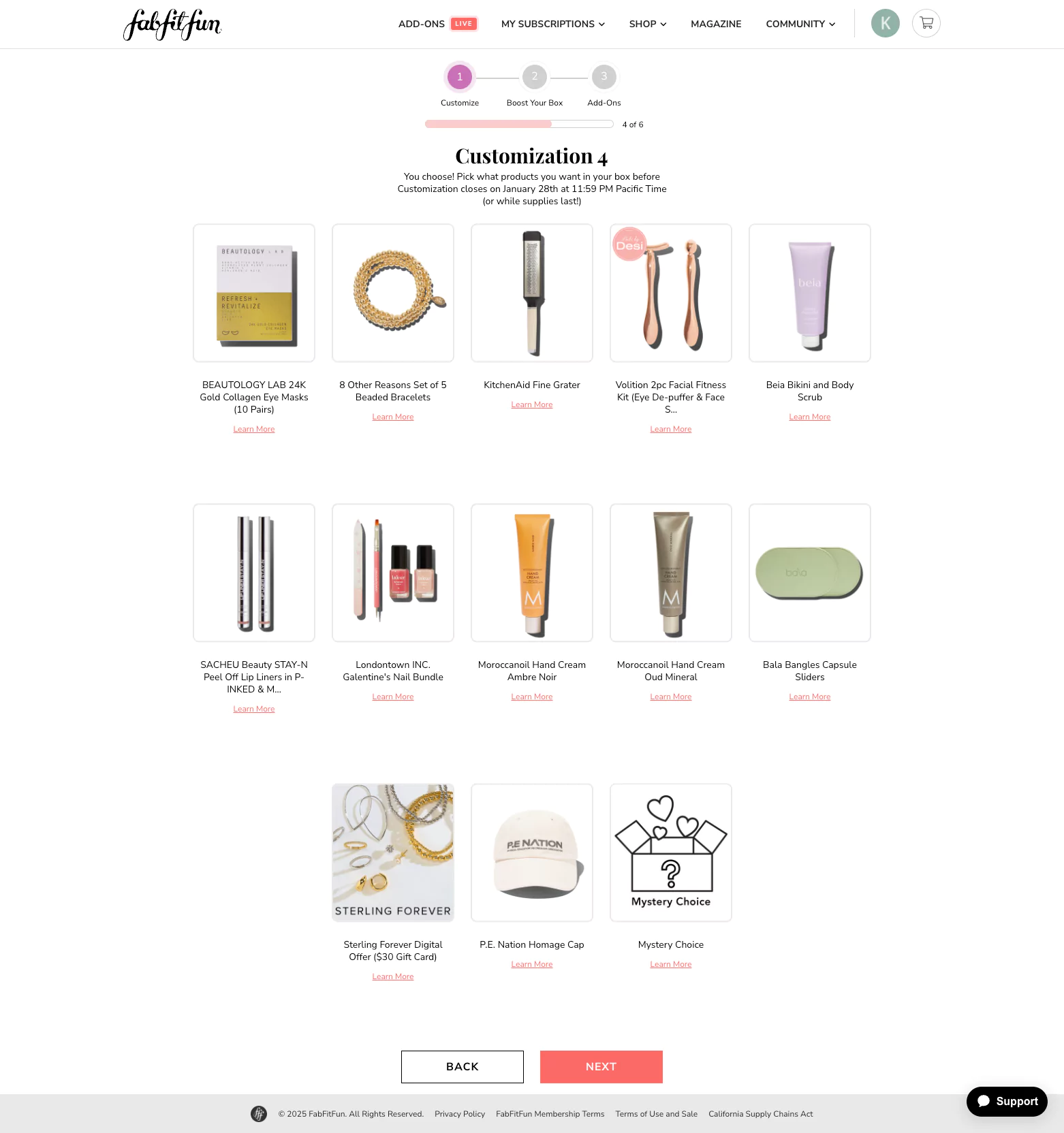 FabFitFun Spring 2025 Box Review Fabfitfun Spring 2025 Customization