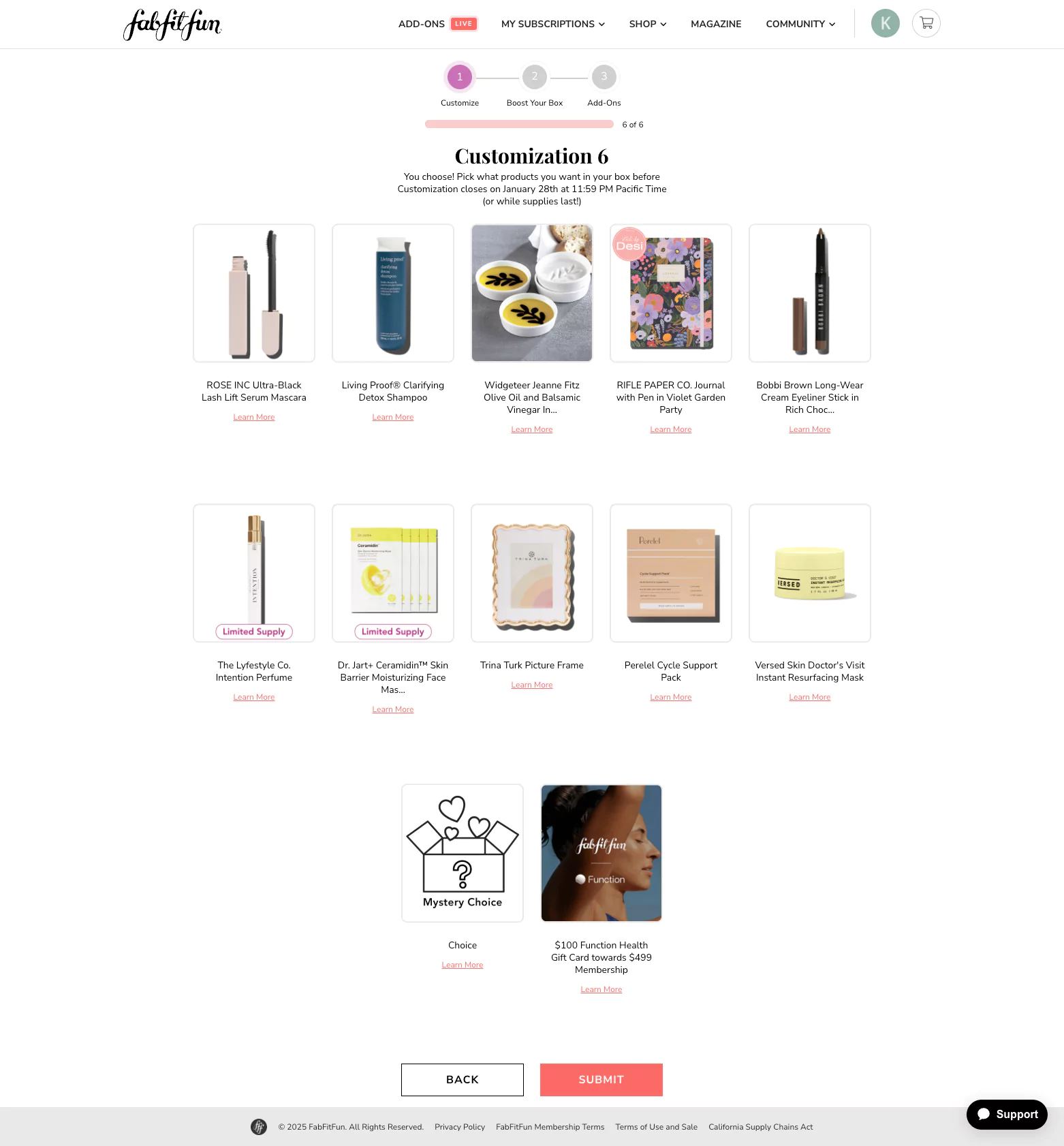 FabFitFun Spring 2025 Box Review Fabfitfun Spring 2025 Customization