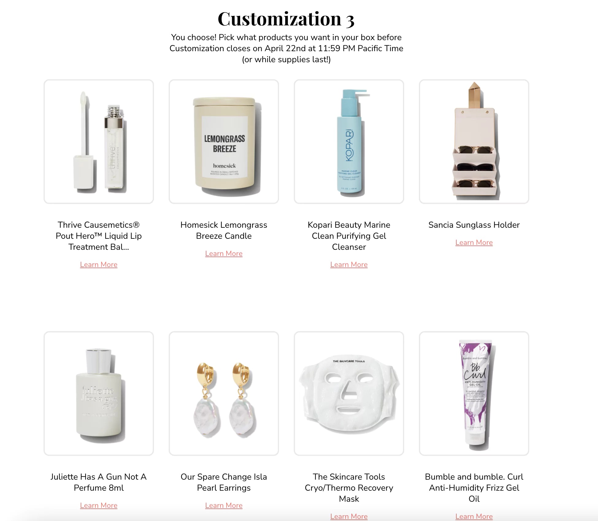 The FabFitFun Summer 2025 Box Customization 3