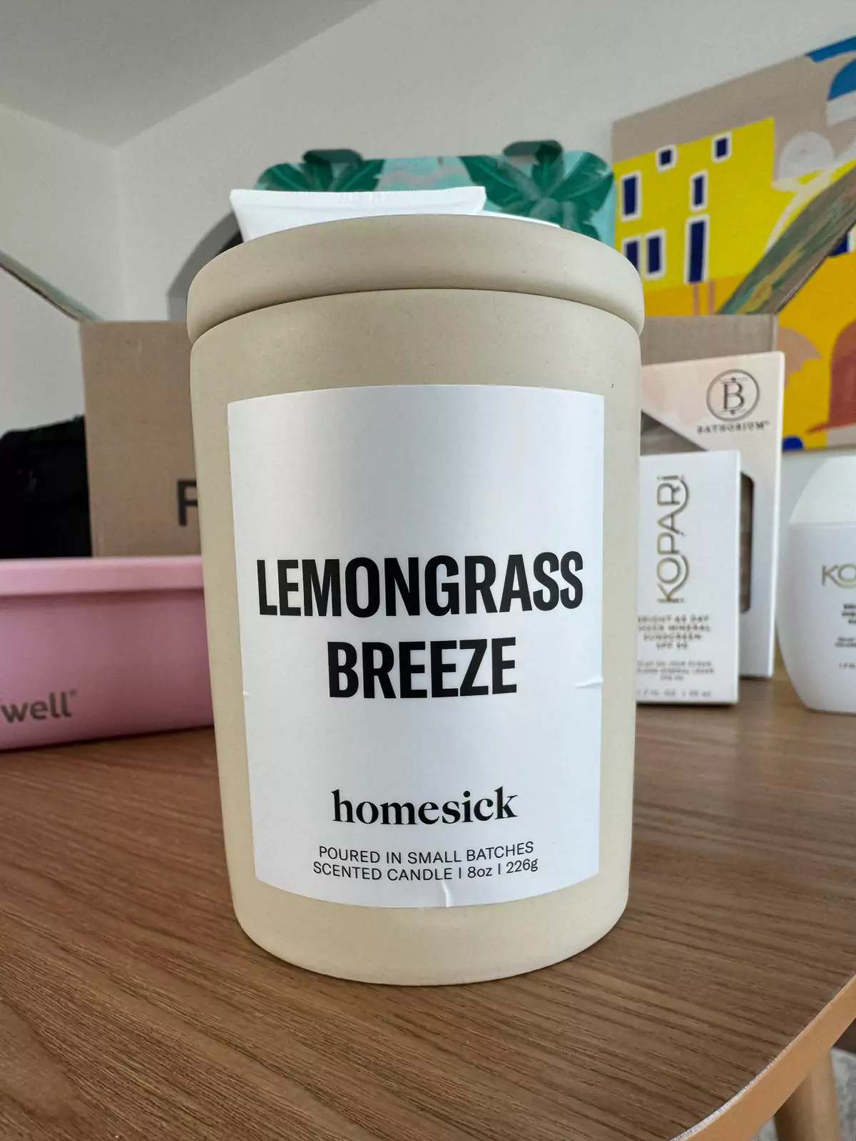 Homesick Lemongrass Breeze Candle