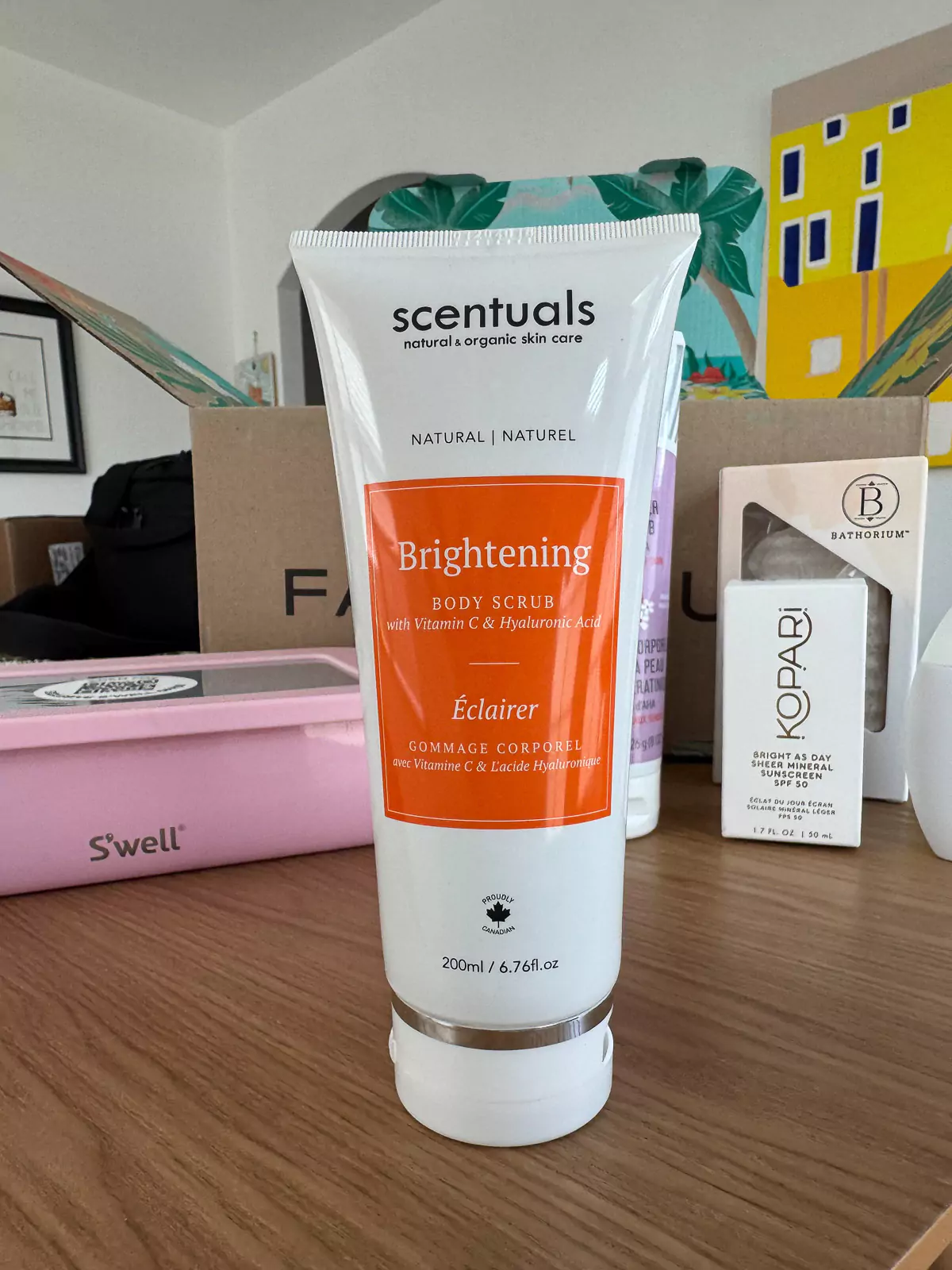 Scentuals Natural & Organic Skin Care Brightening Body Scrub